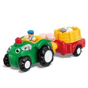 WOW Toys Bumpity Bernie Play SetFarm Tractor, Trailer, Pig, Sheep, Farmer